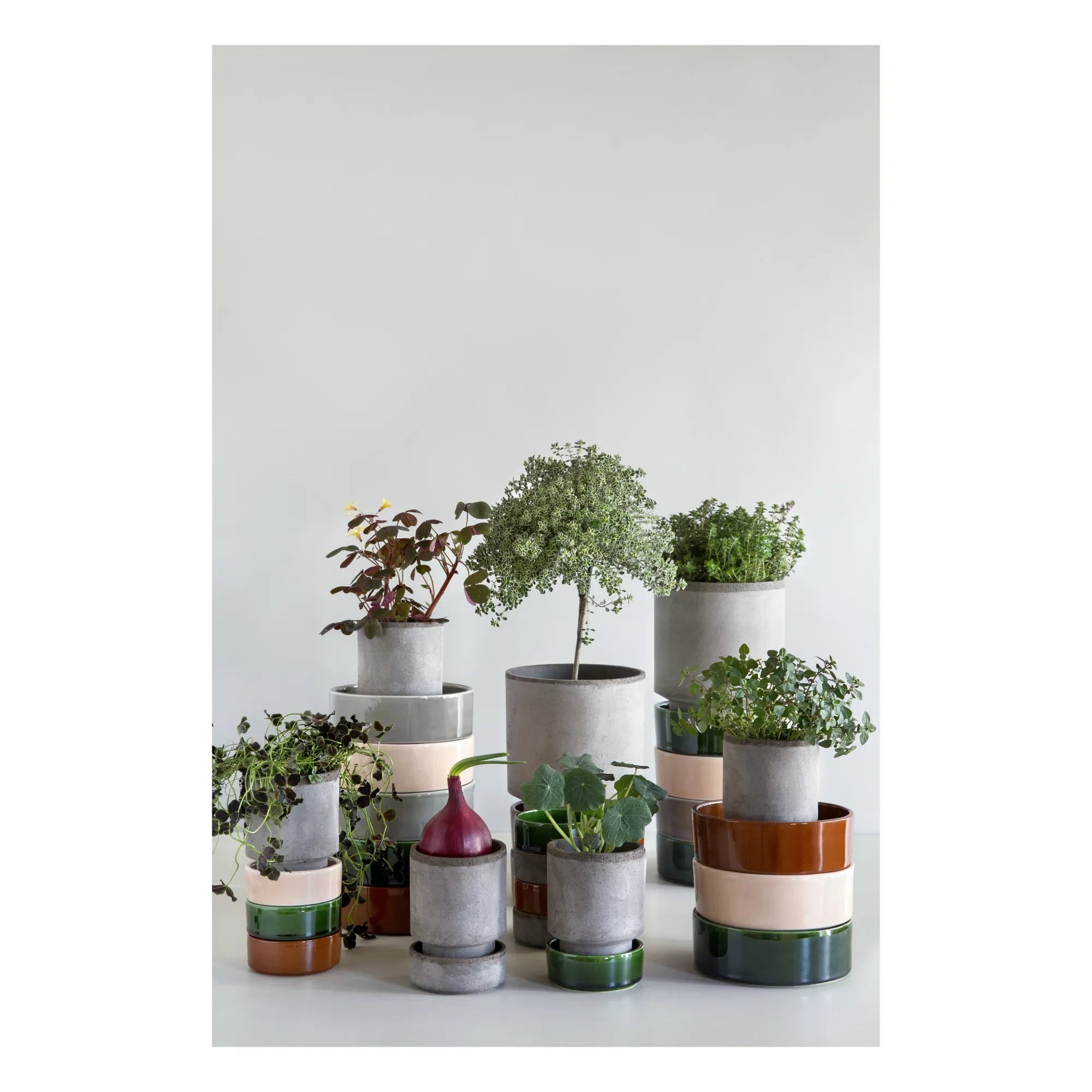 Bergs Potter - Maceta Hoff | Gris