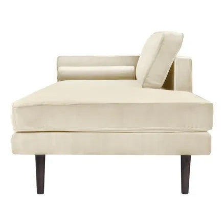 Broste Copenhagen - Sillón de terciopelo rosa pálido