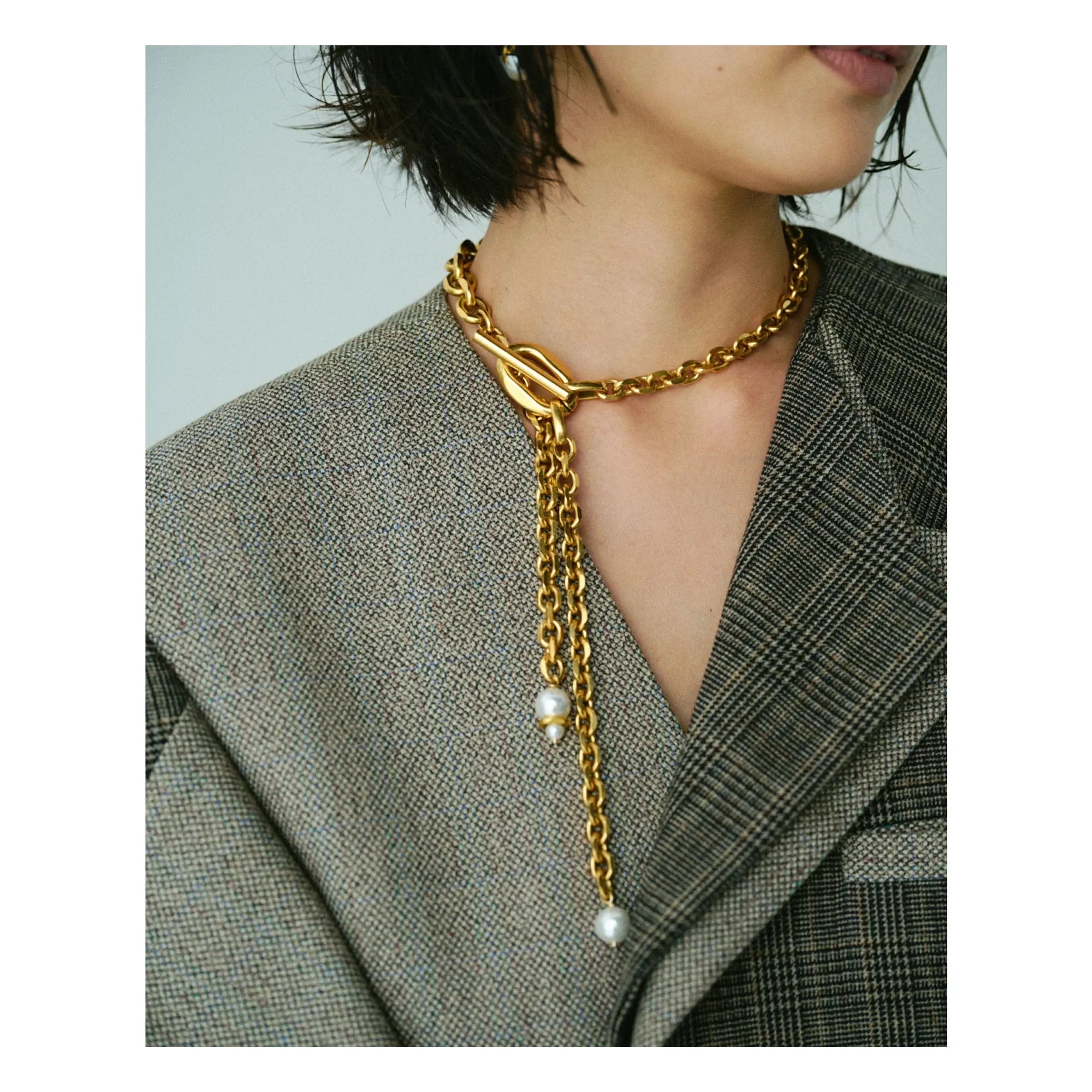 Perrine Taverniti - Collar de Perlas Cambronne | Dorado