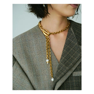 Perrine Taverniti - Collar de Perlas Cambronne | Dorado