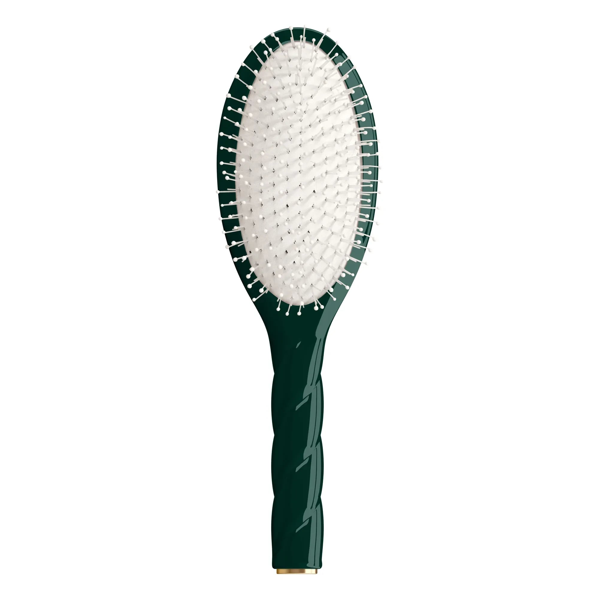 La Bonne Brosse - Cepillo de pelo Twist Nº04 - Desenredante y masajeador | Verde esmeralda