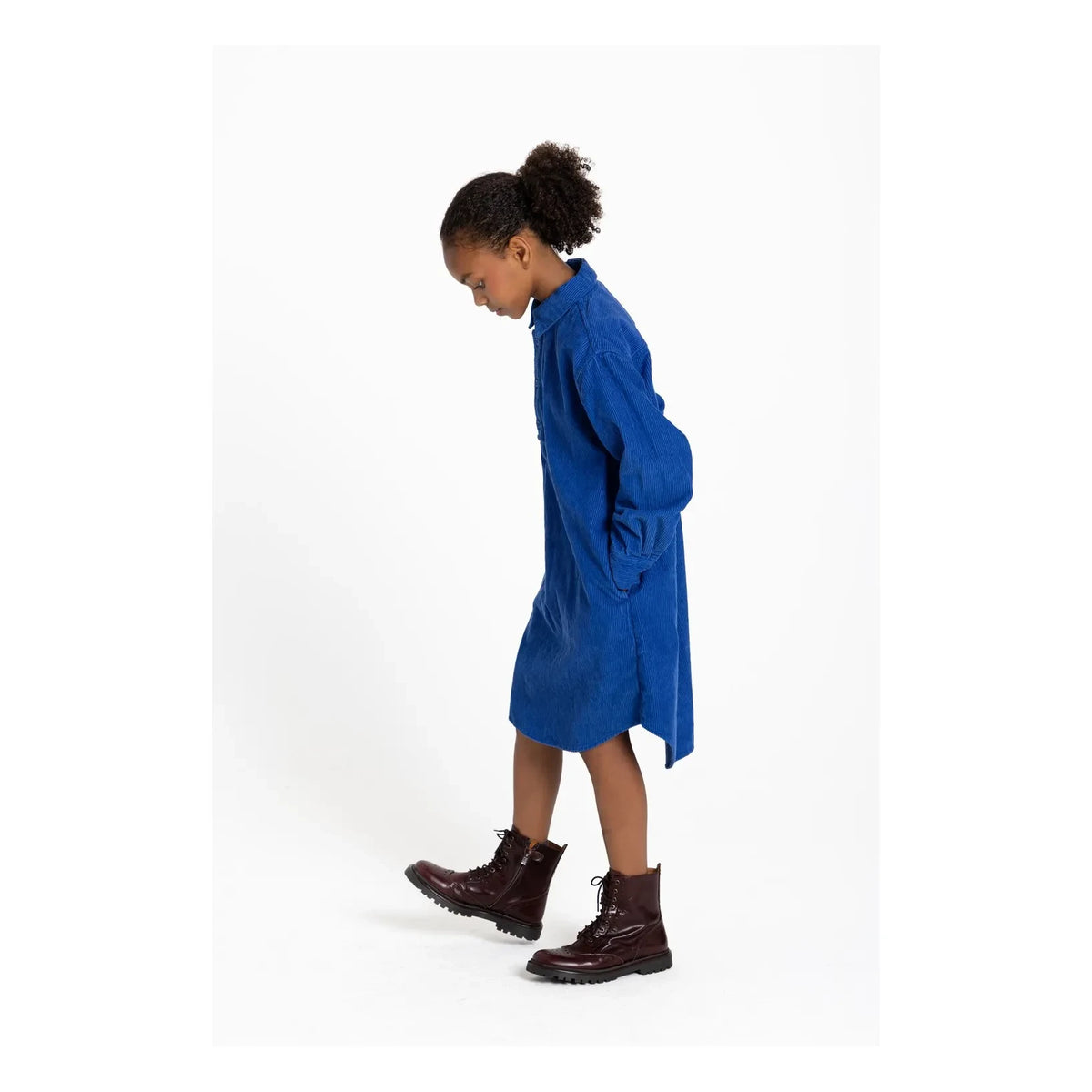 Smallable Kid - Vestido camisero Silva | Azul eléctrico