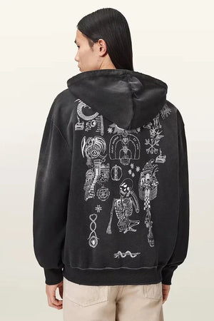 Sudadera con capucha de algodón AllSaints TERRA