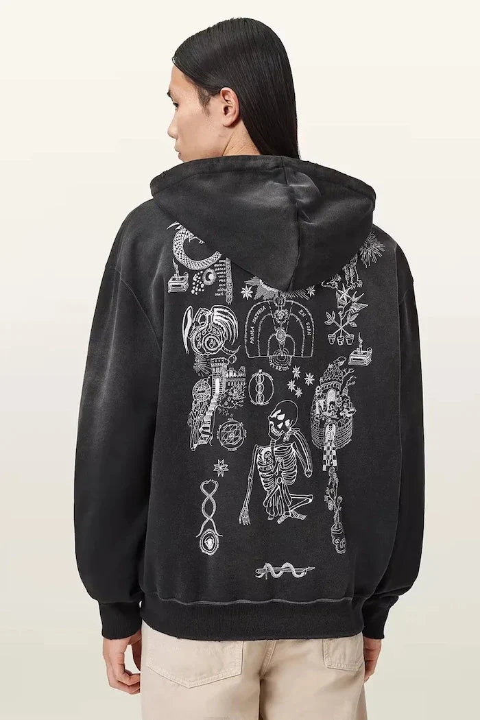 Sudadera con capucha de algodón AllSaints TERRA