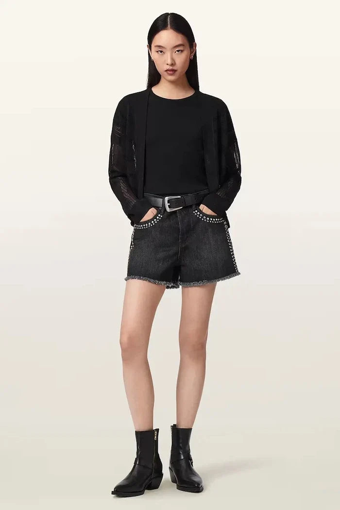 AllSaints pantalón corto vaquero de mujer HEIDI