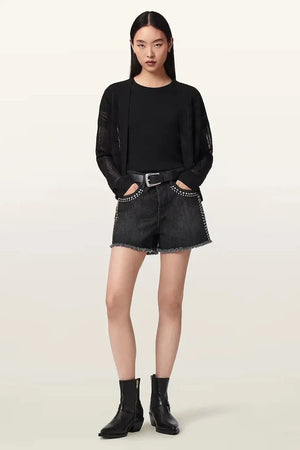 AllSaints pantalón corto vaquero de mujer HEIDI