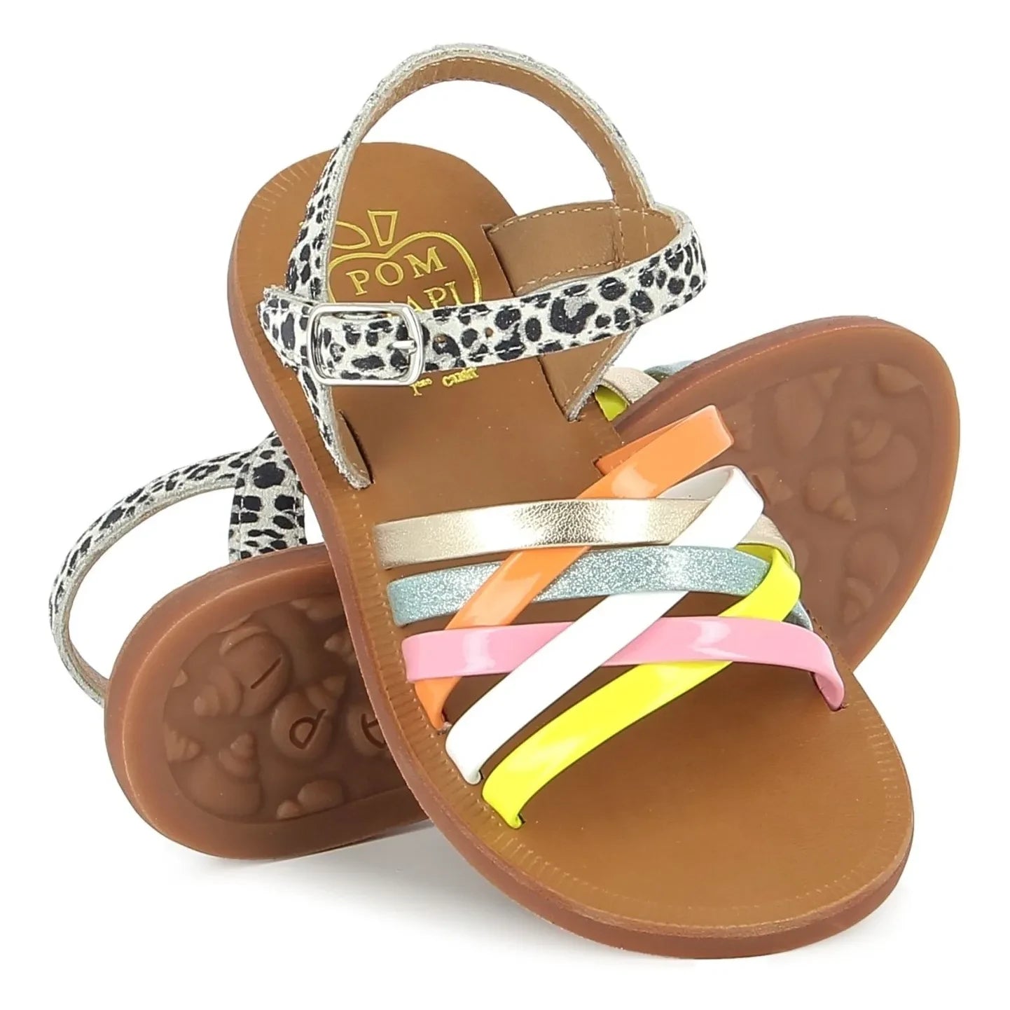 Pom d'Api - Sandalias Plagette Lux | Naranja