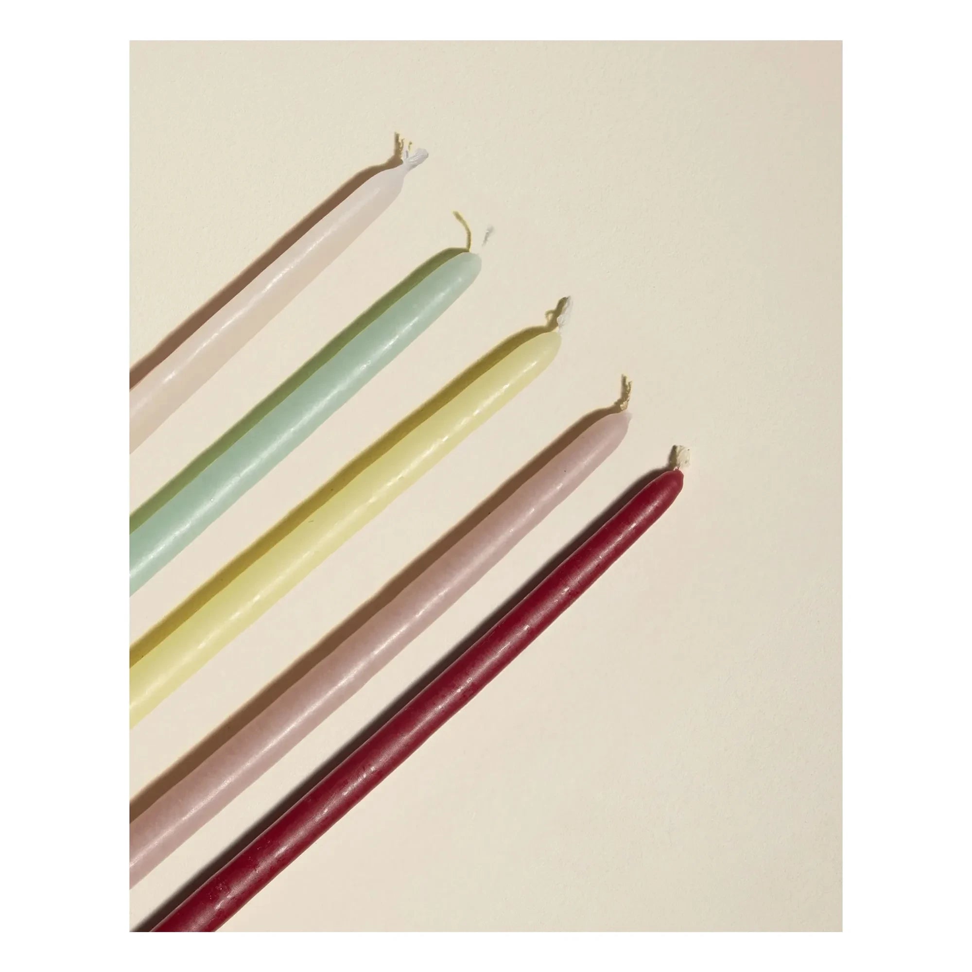 Maison Sarah Lavoine - Velas Finas - Juego de 10 | Pastel