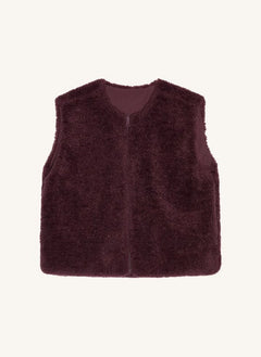 Smallable Kid - Jude Chaqueta Sherpa sin mangas | Morado