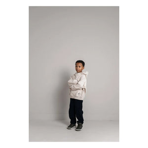 Jenest - Chris Chiné Organik Pamuklu Kapüşonlu Sweatshirt | Bej