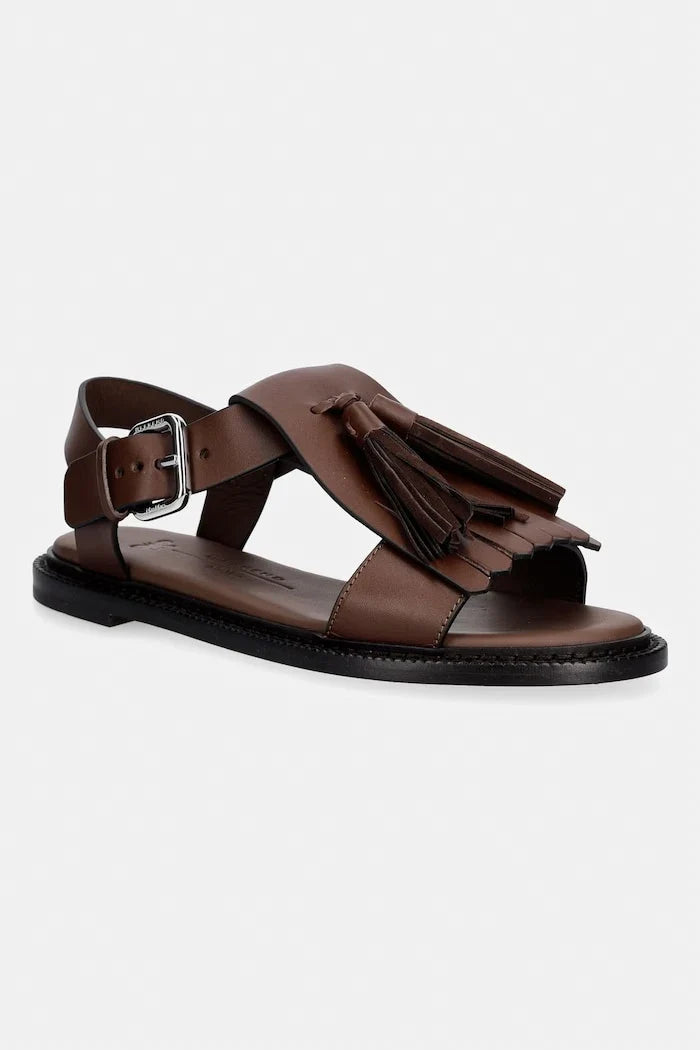 Sandalias de cuero para mujer Weekend Max Mara Wkaarte