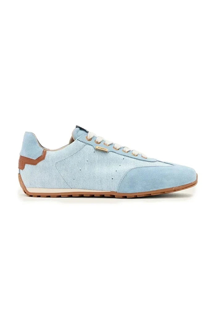 Zapatillas deportivas de ante de caña baja Liam de AllSaints para mujer