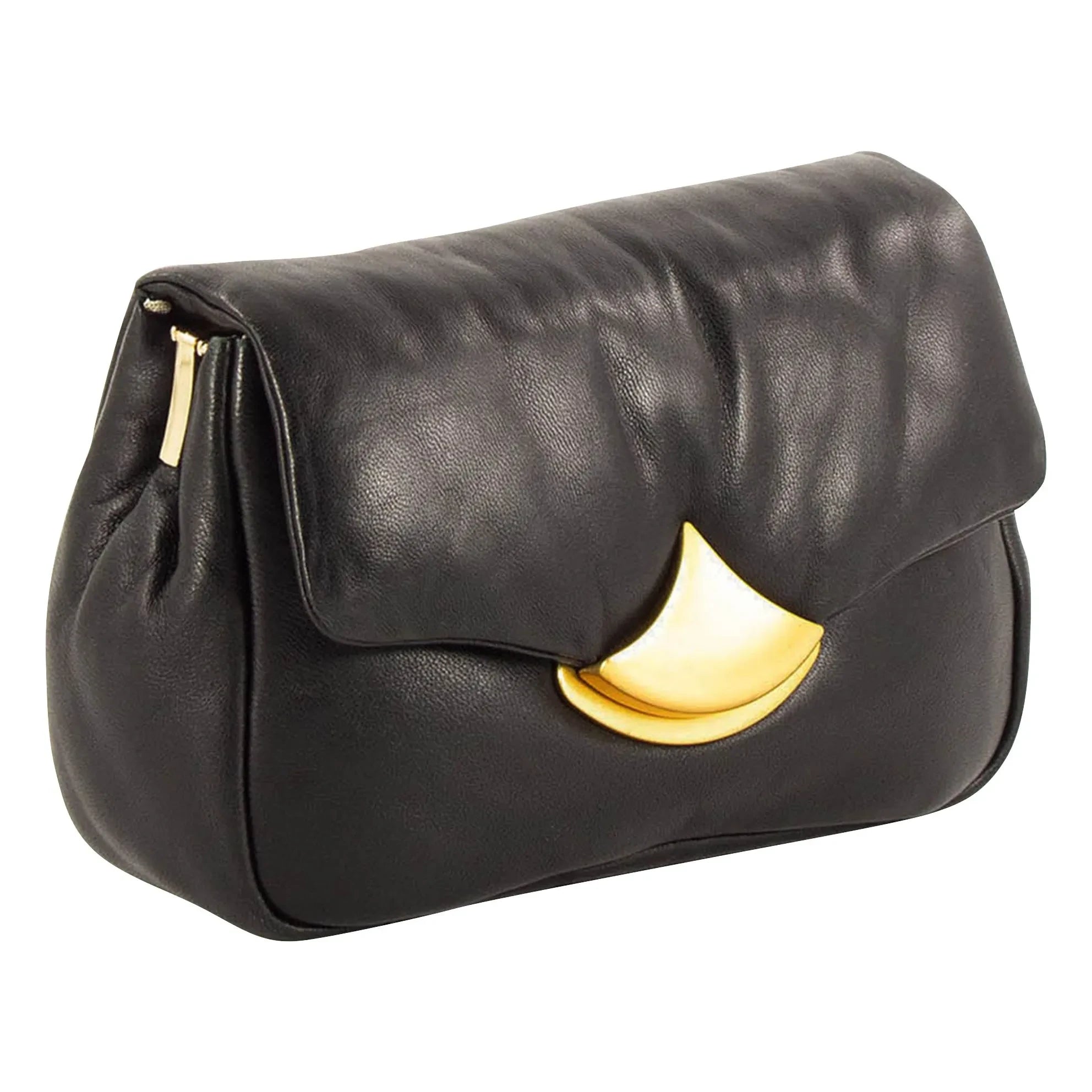 Sessùn - Bolso de cuero acolchado Diviluz | Negro