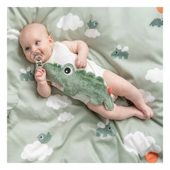 Done by deer - Clip para chupete Croco | Verde