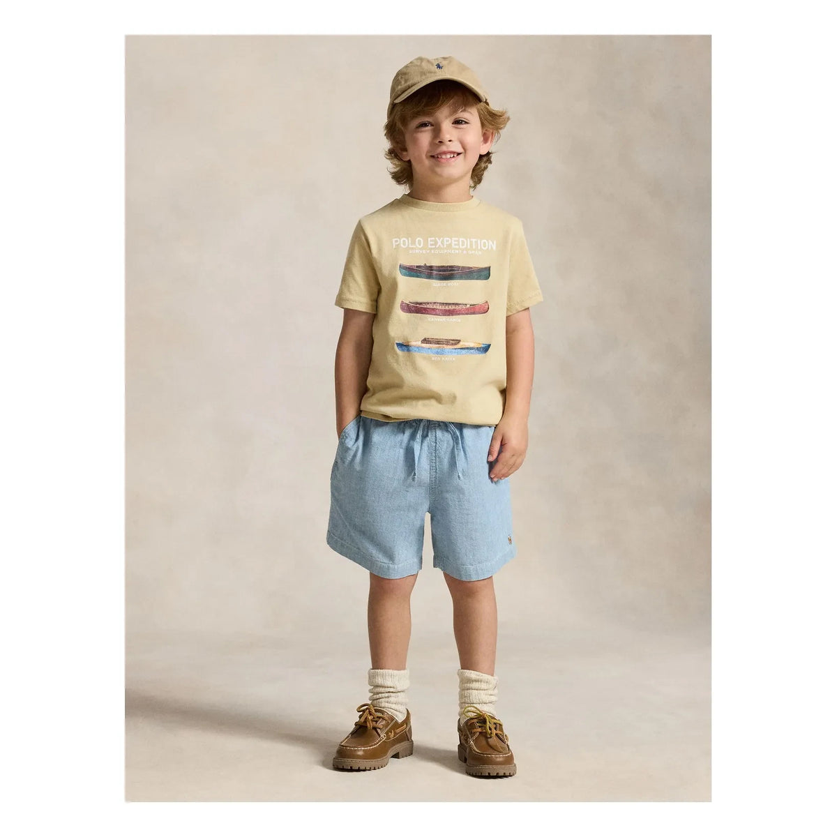Ralph Lauren - Expedition Polo Tişört | Bej