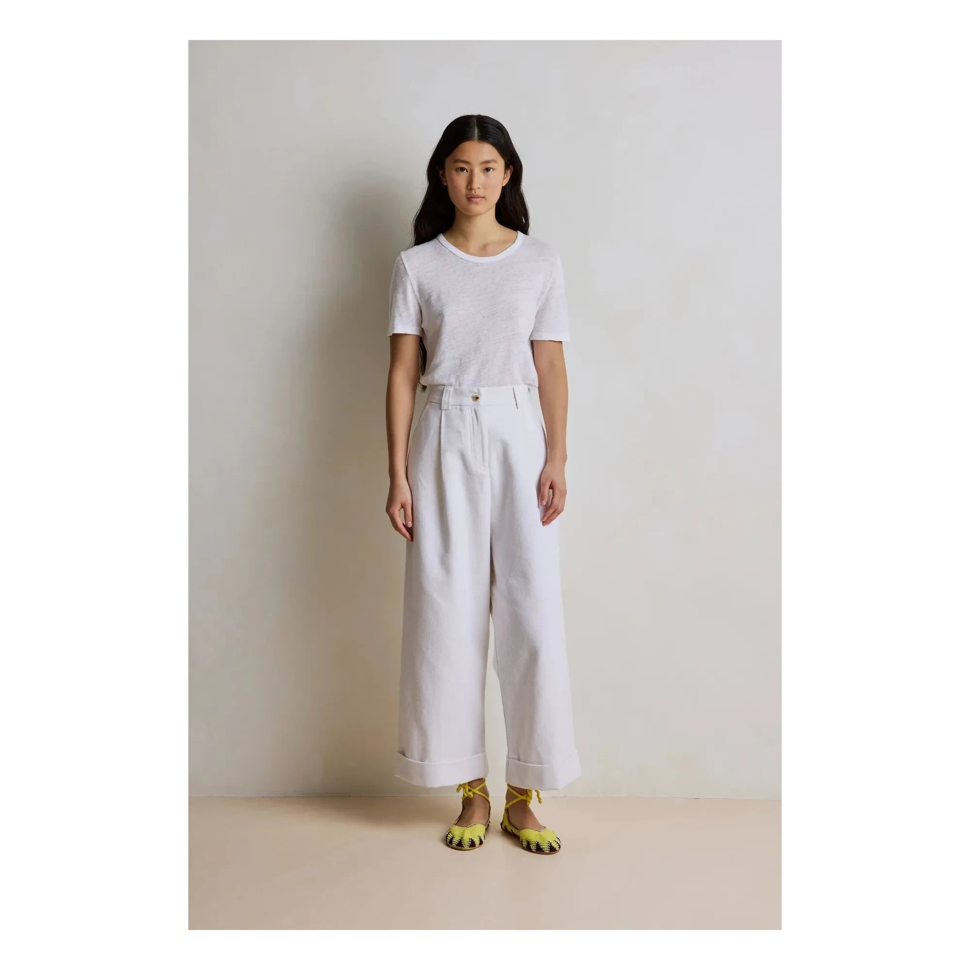 Camiseta de lino Hod - Miami | Blanco