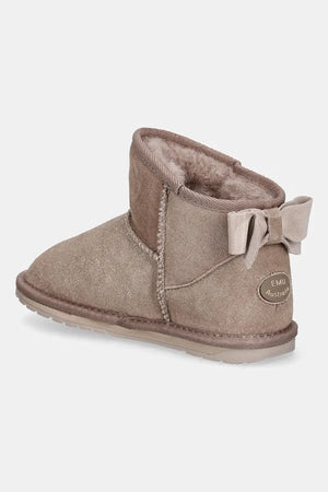 Emu Australia Rigel Shine Kids Botas de Ante con Acabado Brillante
