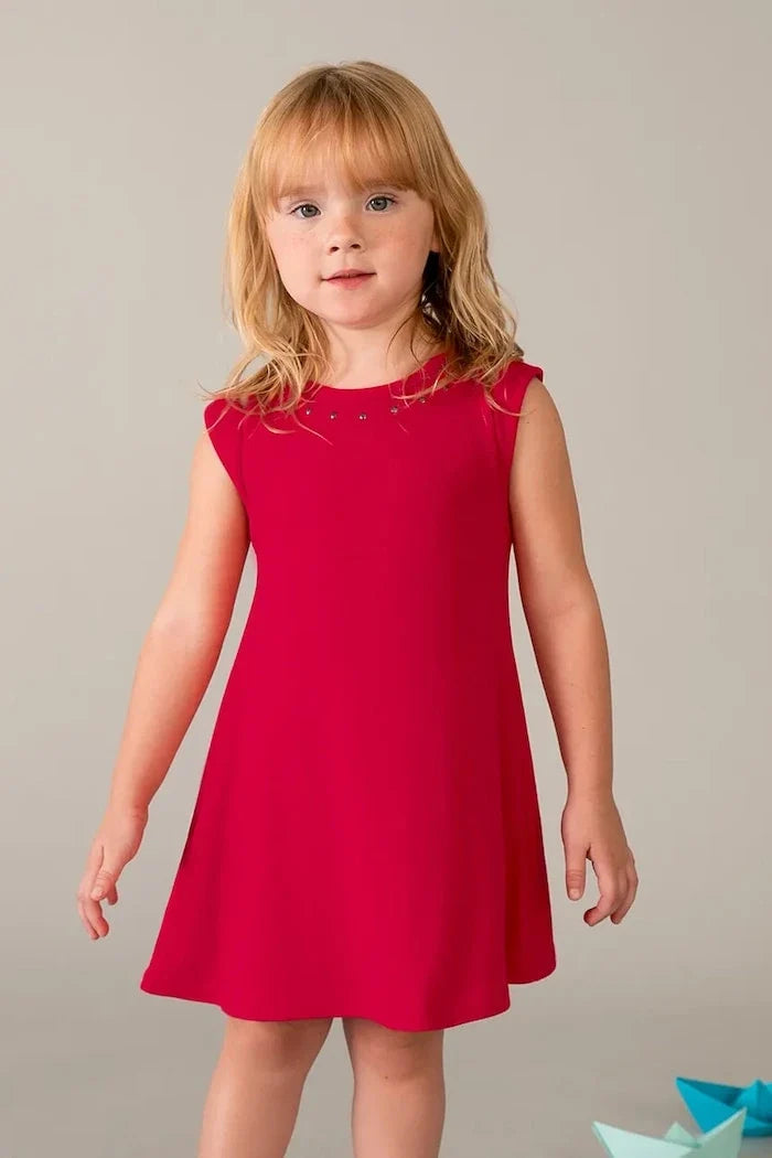 Vestido de algodón para niña Mayoral