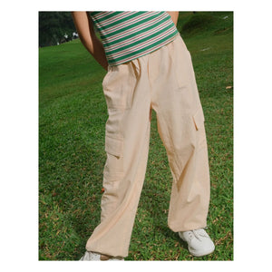 Gingersnaps - Pantalones Hannah con pliegues | Crudo