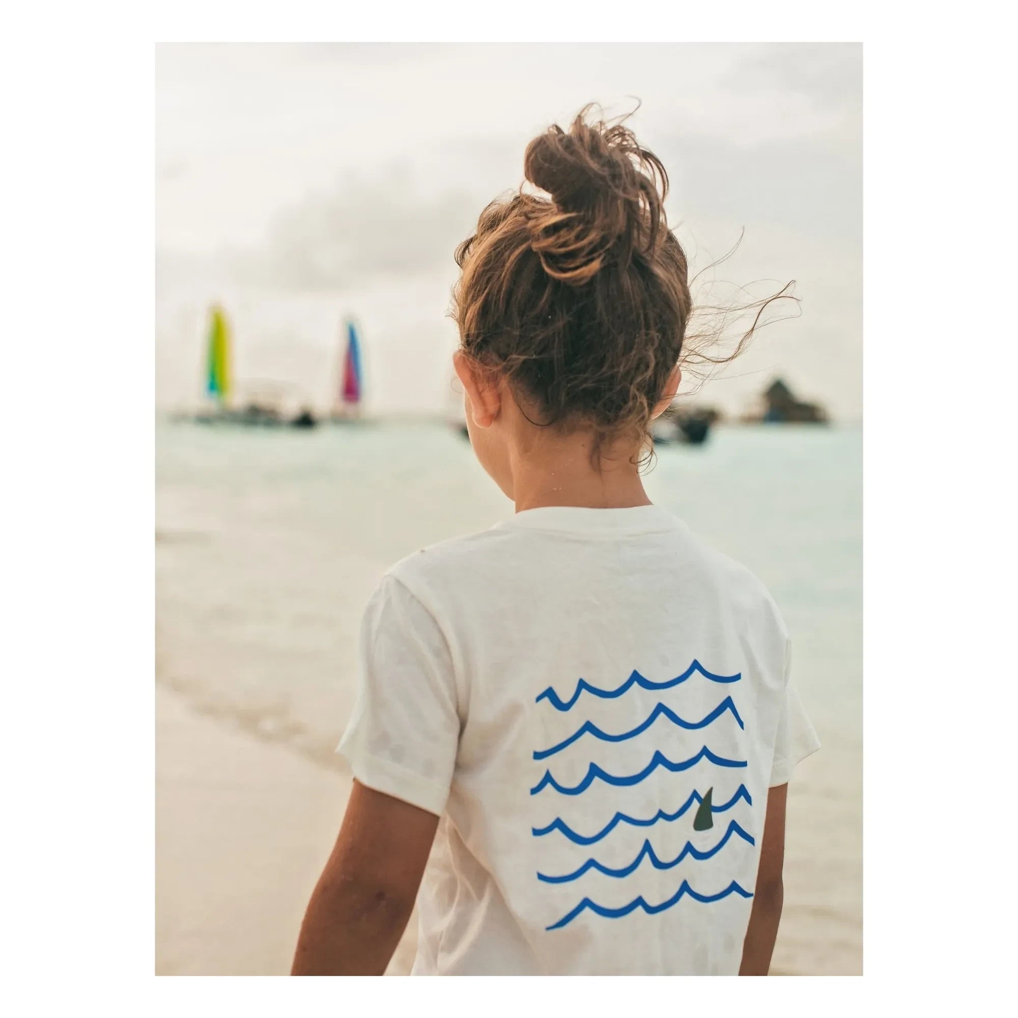 Pepita & Me - Camiseta con estampado de velero | Blanco