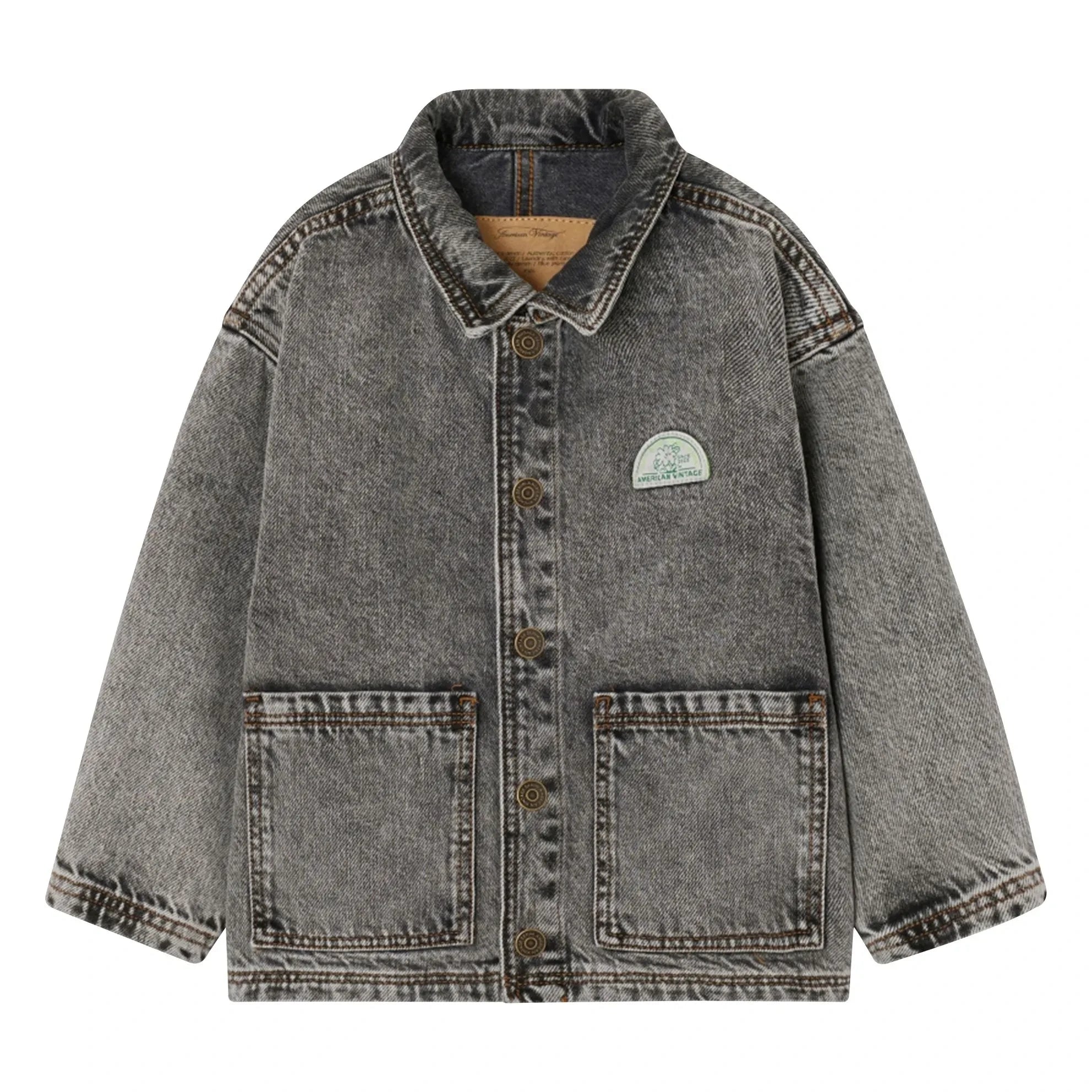 American Vintage - Chaqueta vaquera Yopday | Vaquero gris oscuro