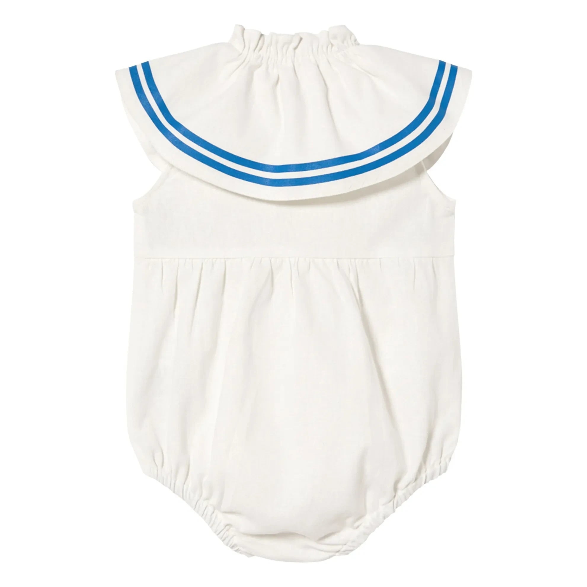 Tinycottons - Body de lino con volantes | Blanco