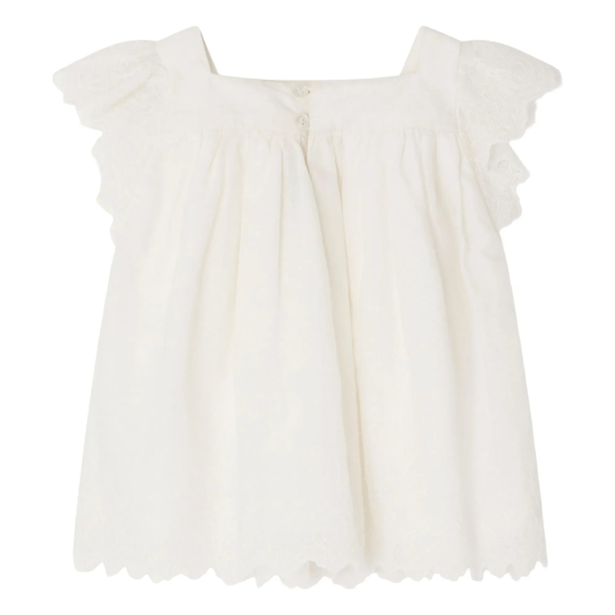 Bonpoint - Blusa Layli de algodón orgánico | Blanco