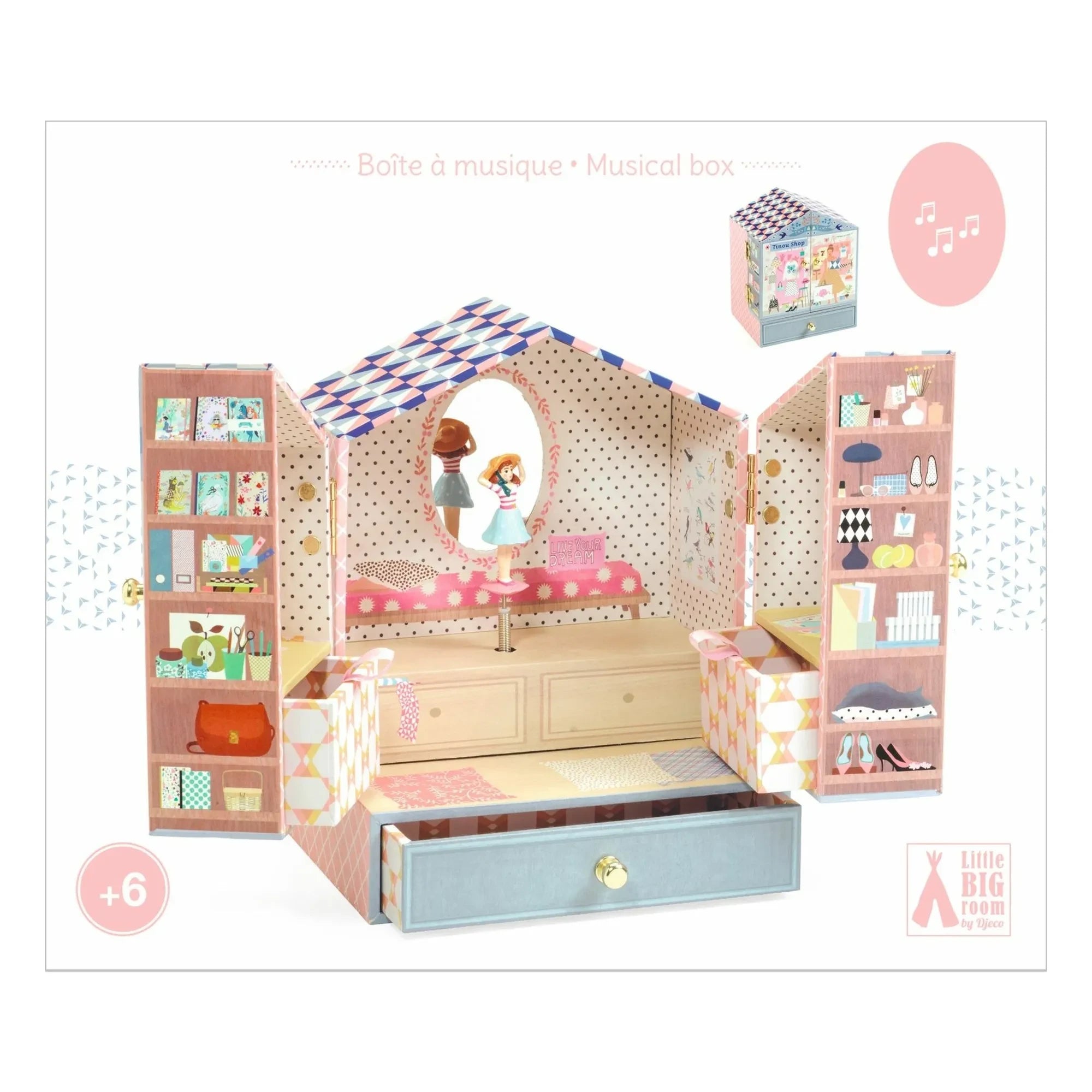 Djeco - Joyero Tienda Tinou | Rosa