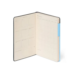 Legami - Çizgili Defter, Monokrom Yumuşak Kapak - Aura - Benim Defterim