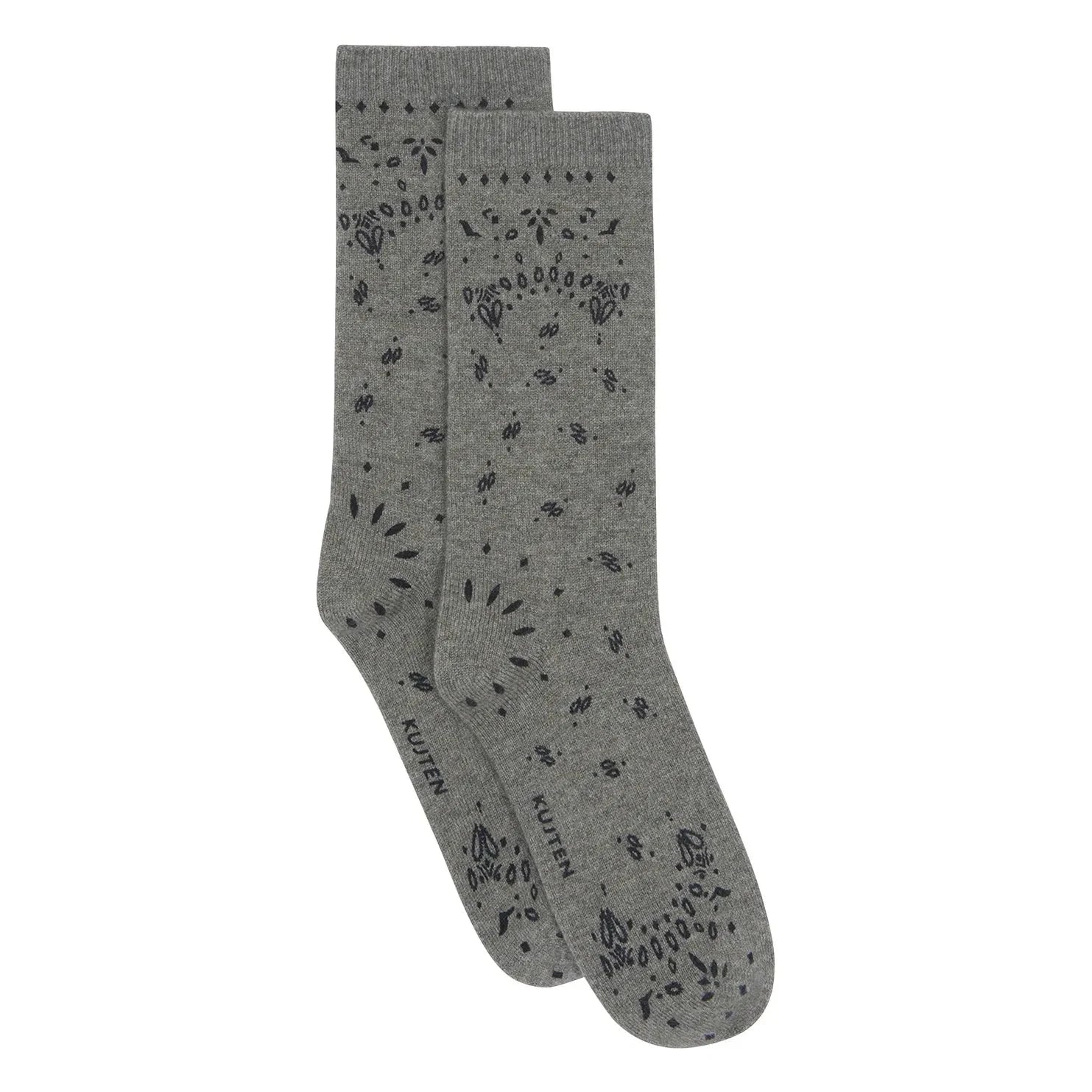 Kujten - Sig Bandana Kaşmir Çorap | Haki