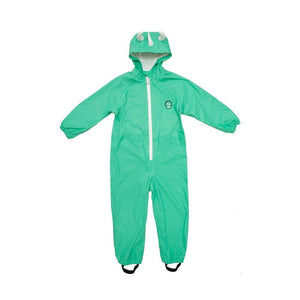 Dinoski - Traje de chaqueta y peto de lluvia con diseño de dinosaurio Spike - 1-2 AÑOS
