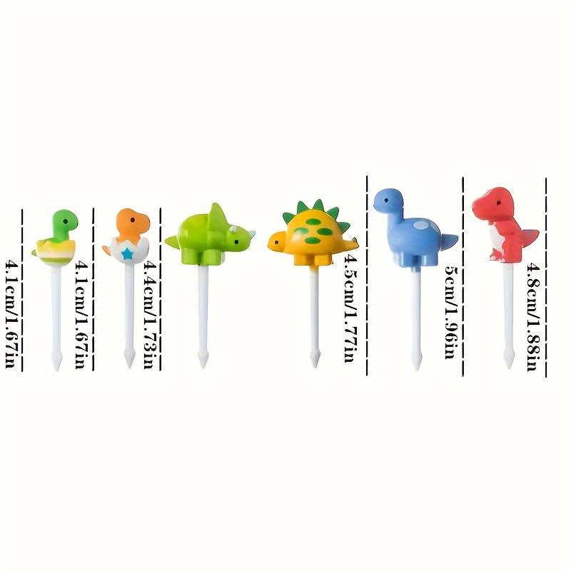 Dinossi - Tenedores de aperitivo Dino, 6 unidades