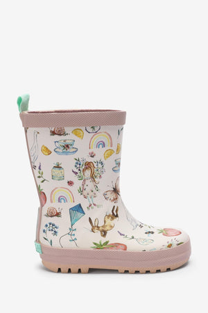 Dinossi - Happy Girl - Botas de agua para niños - 28