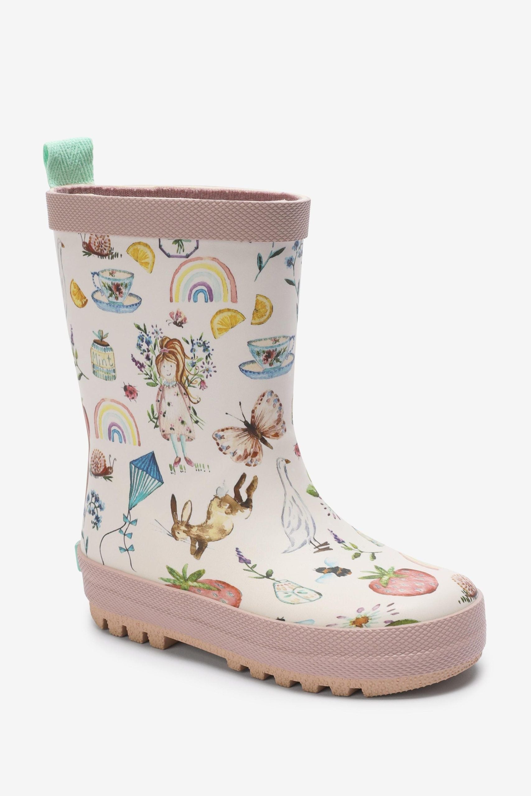 Dinossi - Happy Girl - Botas de agua para niños - 28