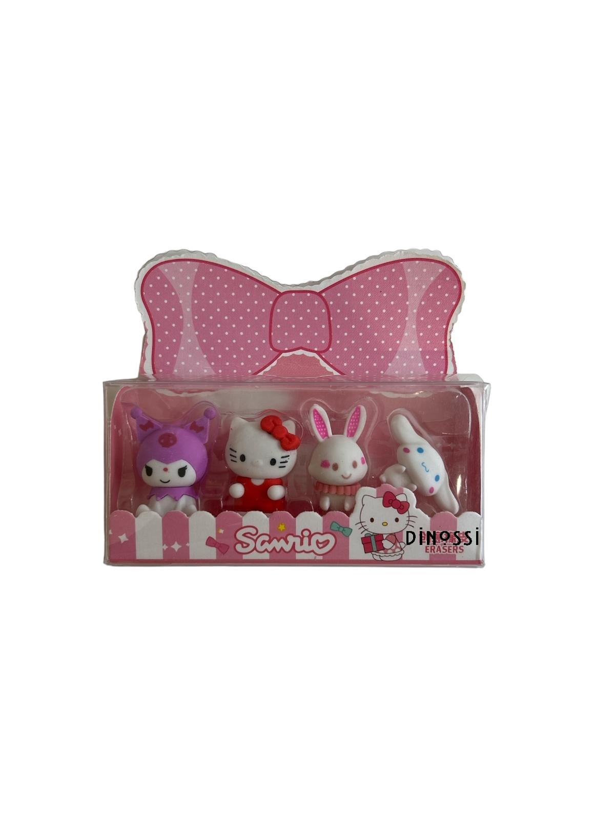 Dinossi Hello Kitty - Set de Gomas de Borrar Amigos