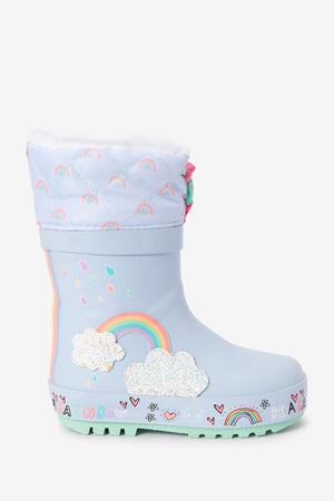 Dinossi - Botas de invierno suaves, ligeras y con diseño de amor para niñas, producto de exhibición