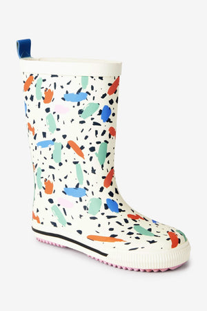 Dinossi - Botas de agua para niña con estampado de confeti - 30.5