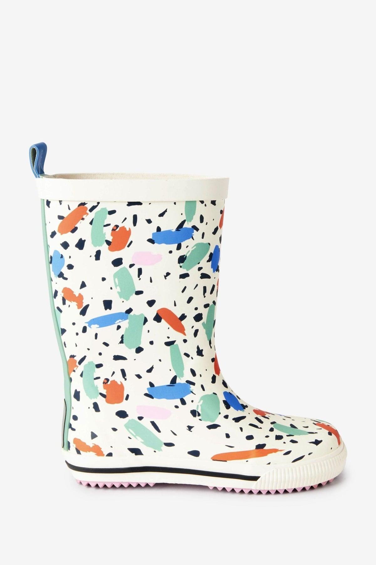 Dinossi - Botas de agua para niña con estampado de confeti - 32