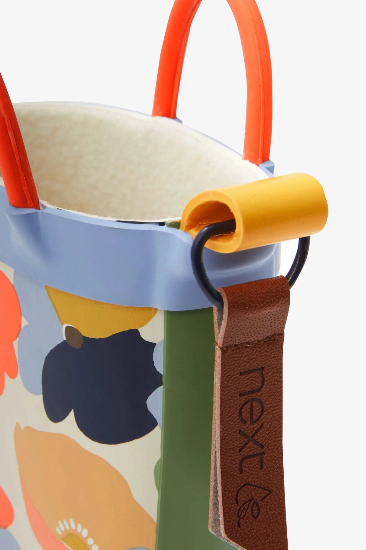 Dinossi - Botas de agua de flores de primavera con asas para niña - 28