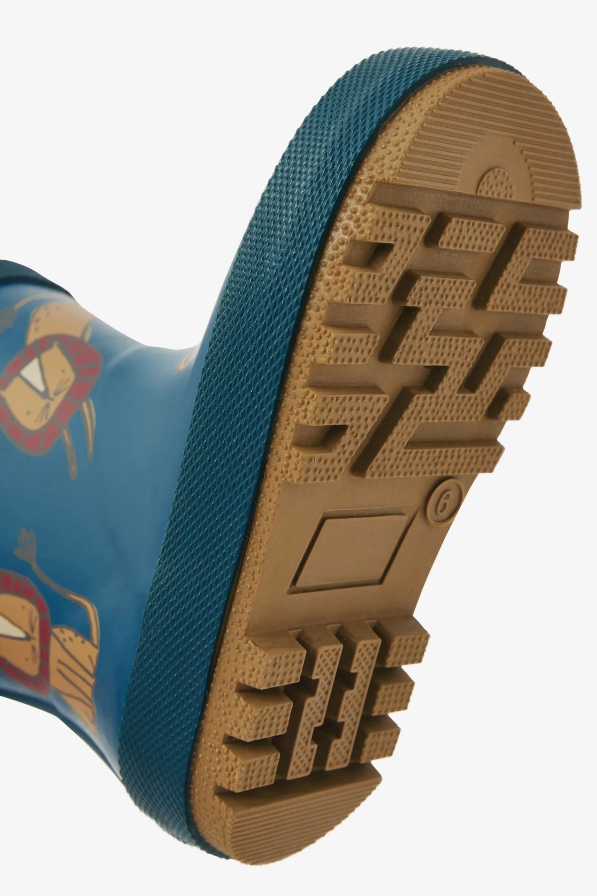 Dinossi - Botas de agua azul marino dulce león con asa para niño - 29