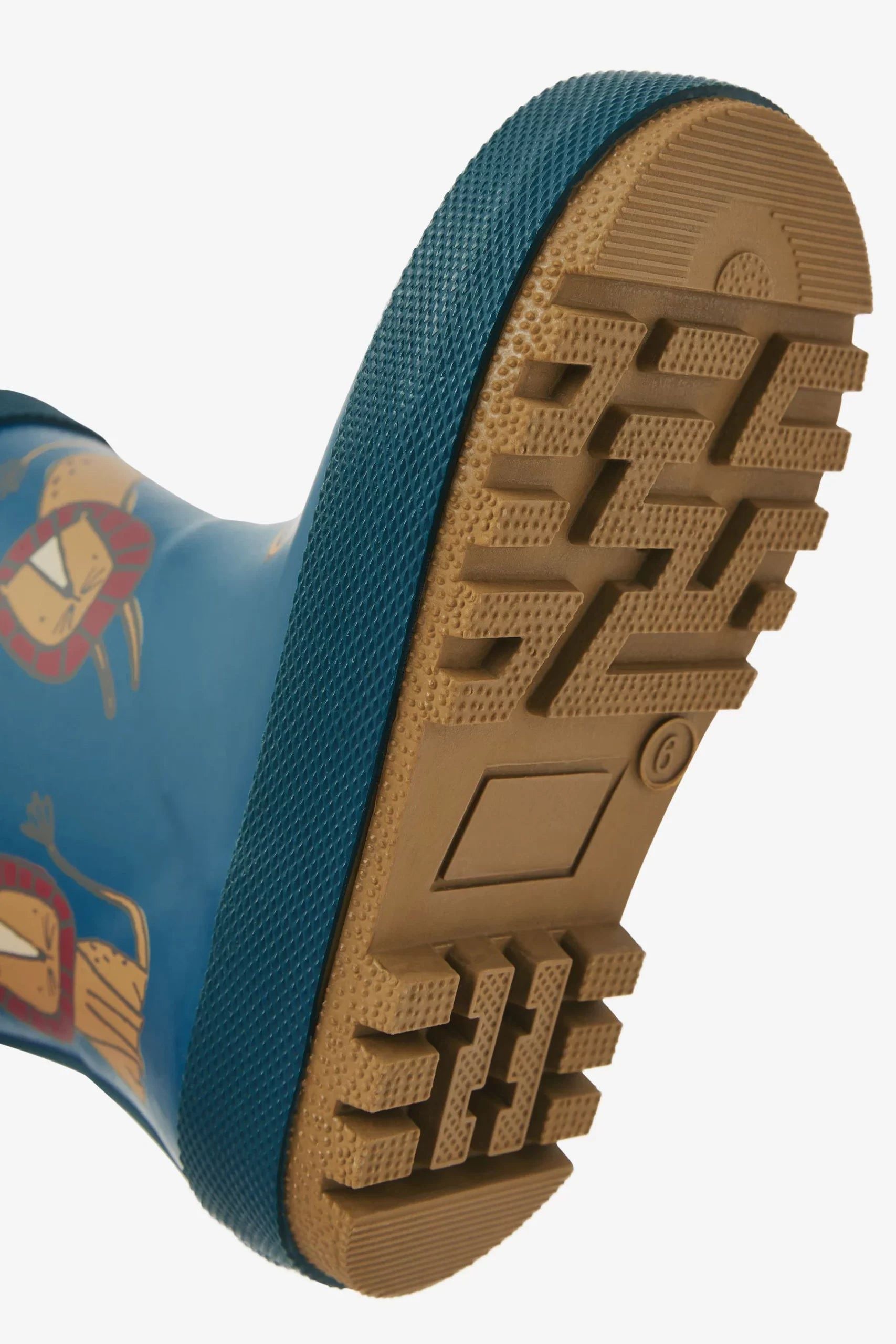 Dinossi - Botas de agua azul marino dulce león con asa para niño - 29