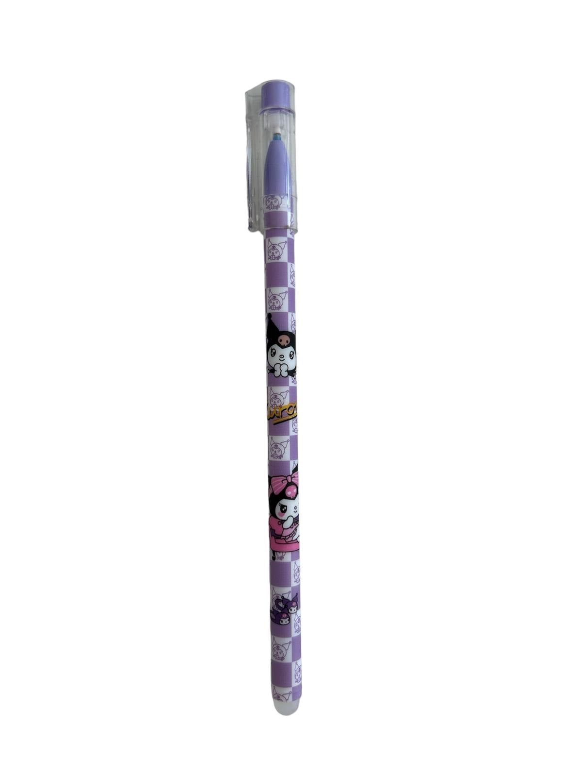 Dinossi Kuromi - Bolígrafo de punta fina de 0,5 azul - Blanco-Morado