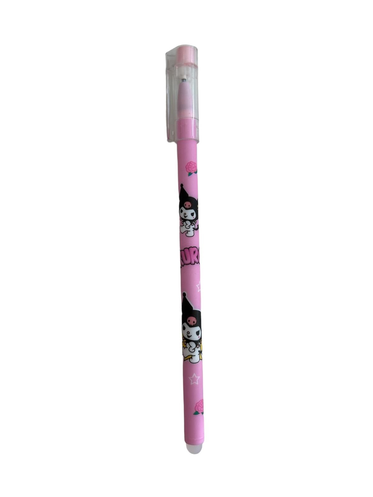 Dinossi Kuromi - Bolígrafo de punta fina de 0,5 mm azul - Rosa