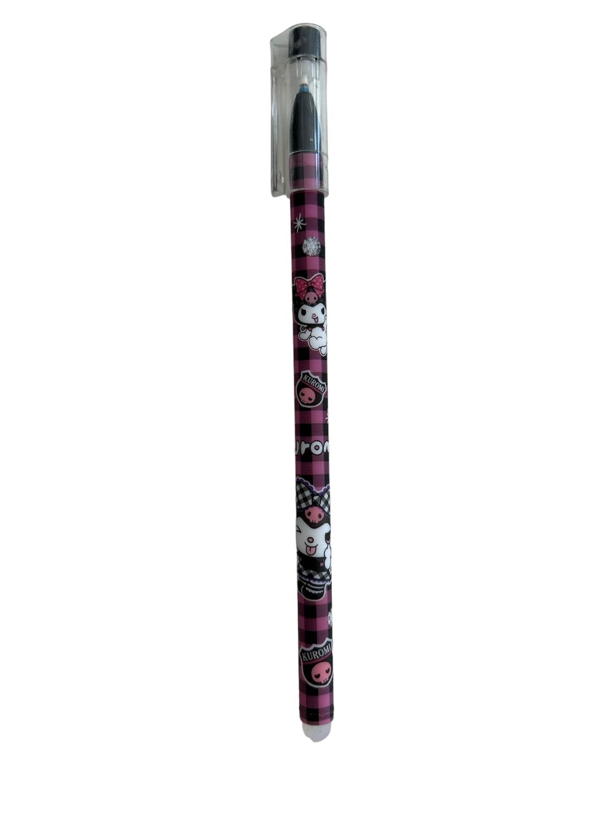 Dinossi Kuromi - Bolígrafo de punta fina 0.5 azul - Negro-Morado