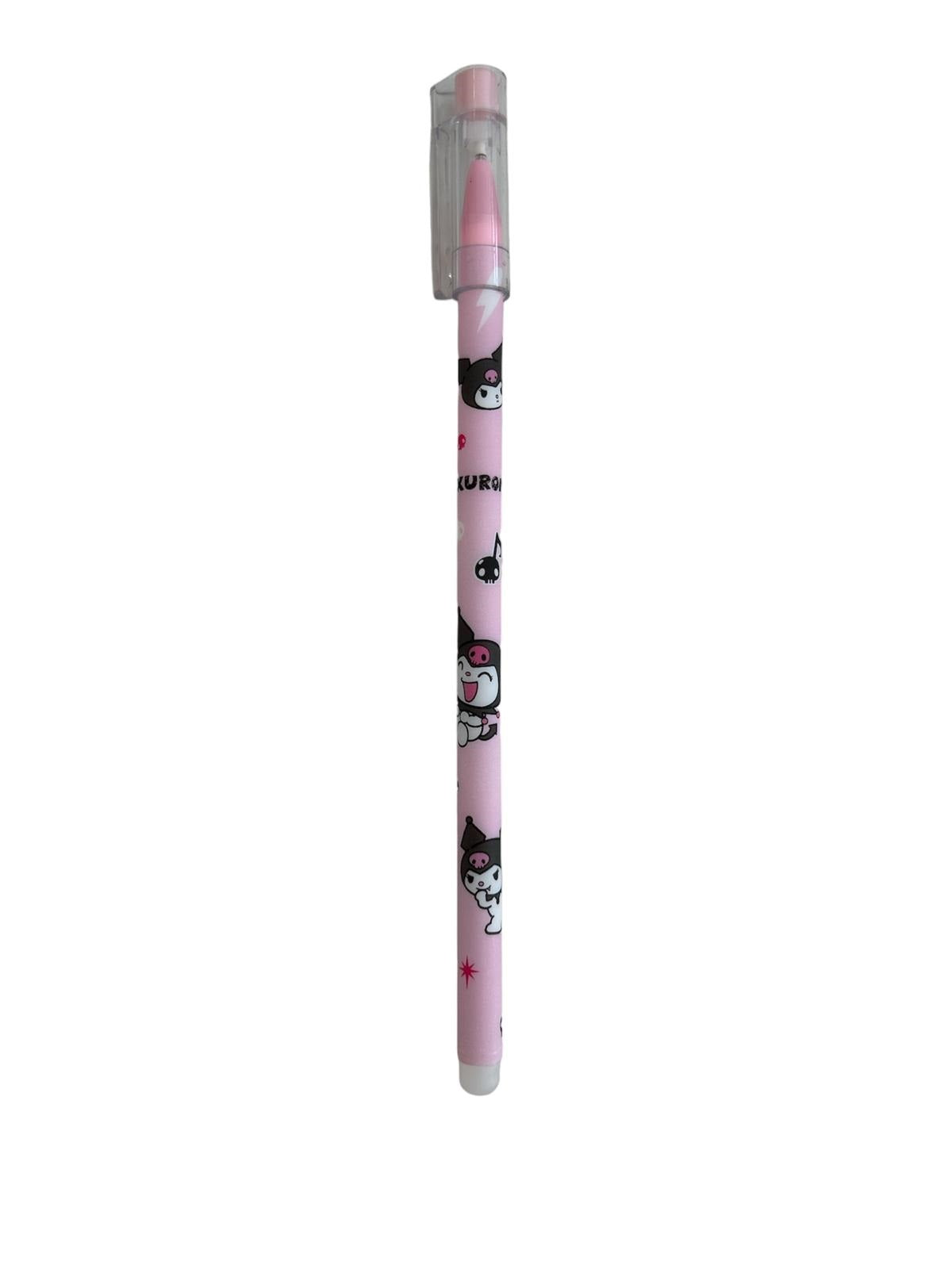 Dinossi Kuromi - Bolígrafo de punta fina de 0,5 mm negro - Rosa
