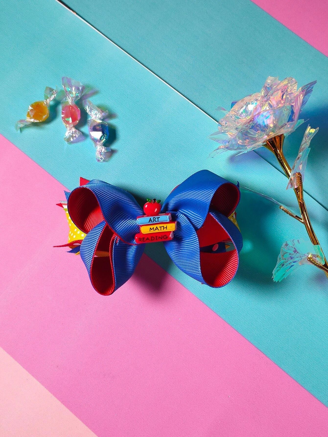 Dinossi - Horquilla para niña con diseño de amor escolar