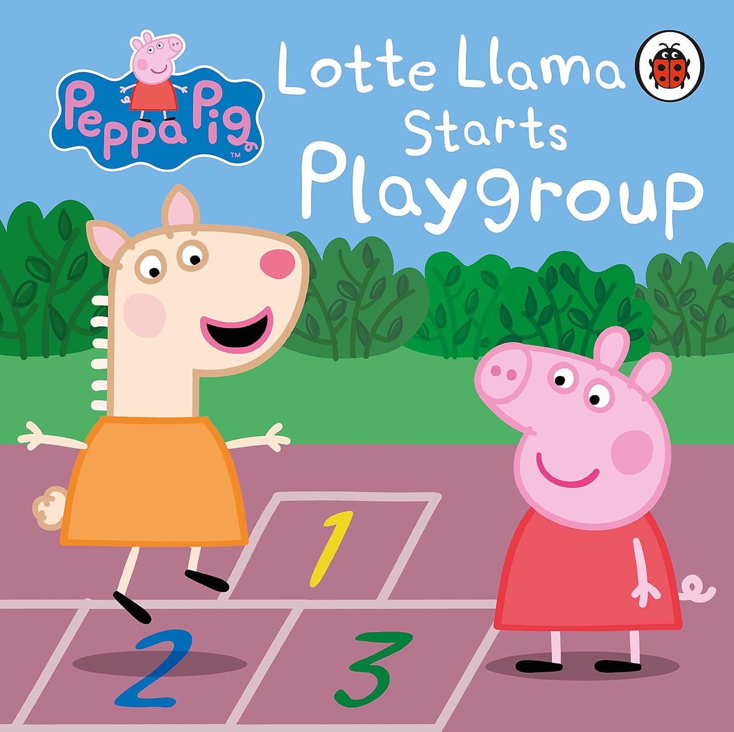 Dinossi - Peppa Pig Lotte Llama Juego Juego Iniciando Libro de Cuentos en Inglés