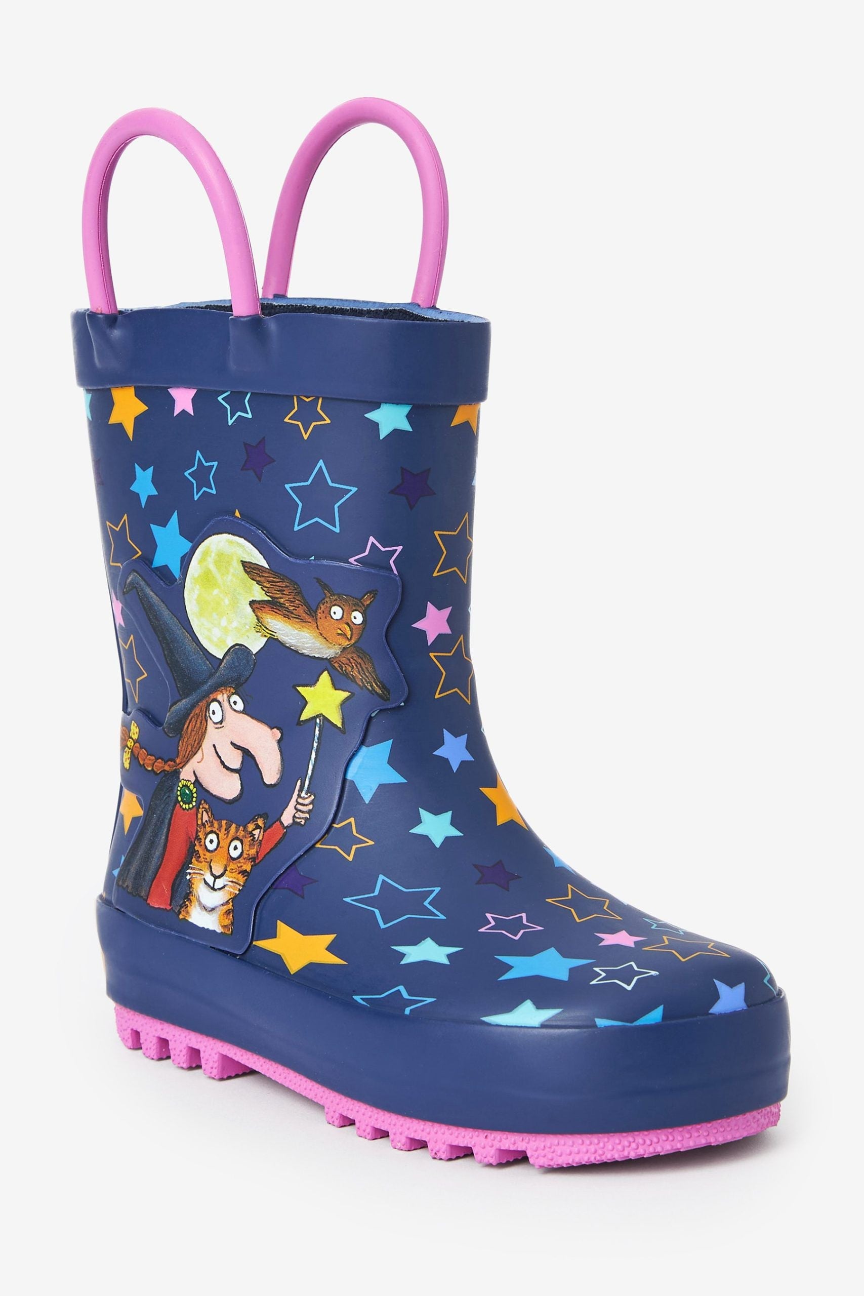 Dinossi – Botas de lluvia de suela suave para niña con diseño de bruja dulce de Room Of The Broom - 29