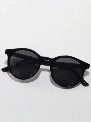 Dinossi - Gafas de sol redondas ligeras negras para niños