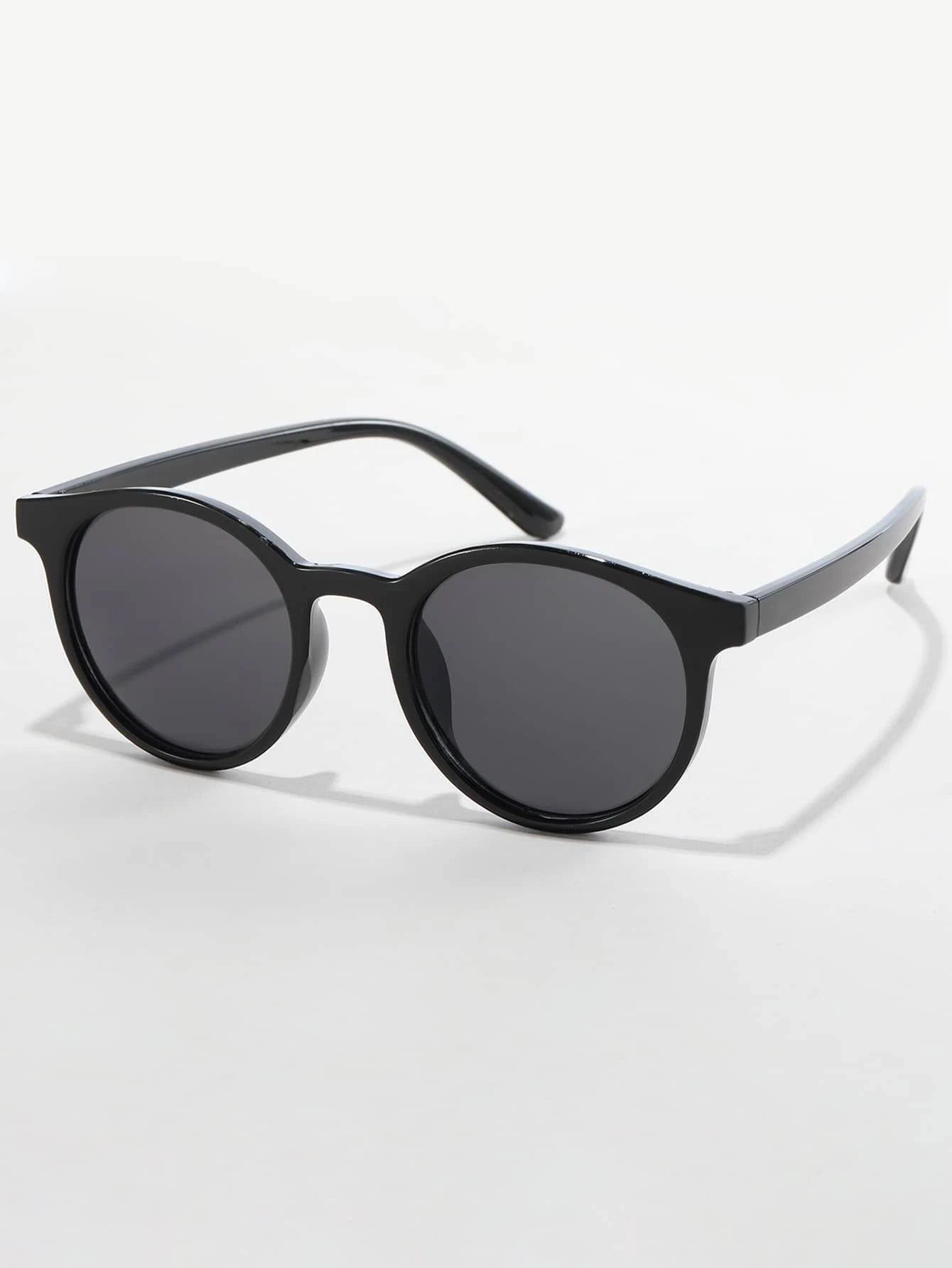 Dinossi - Gafas de sol redondas ligeras negras para niños